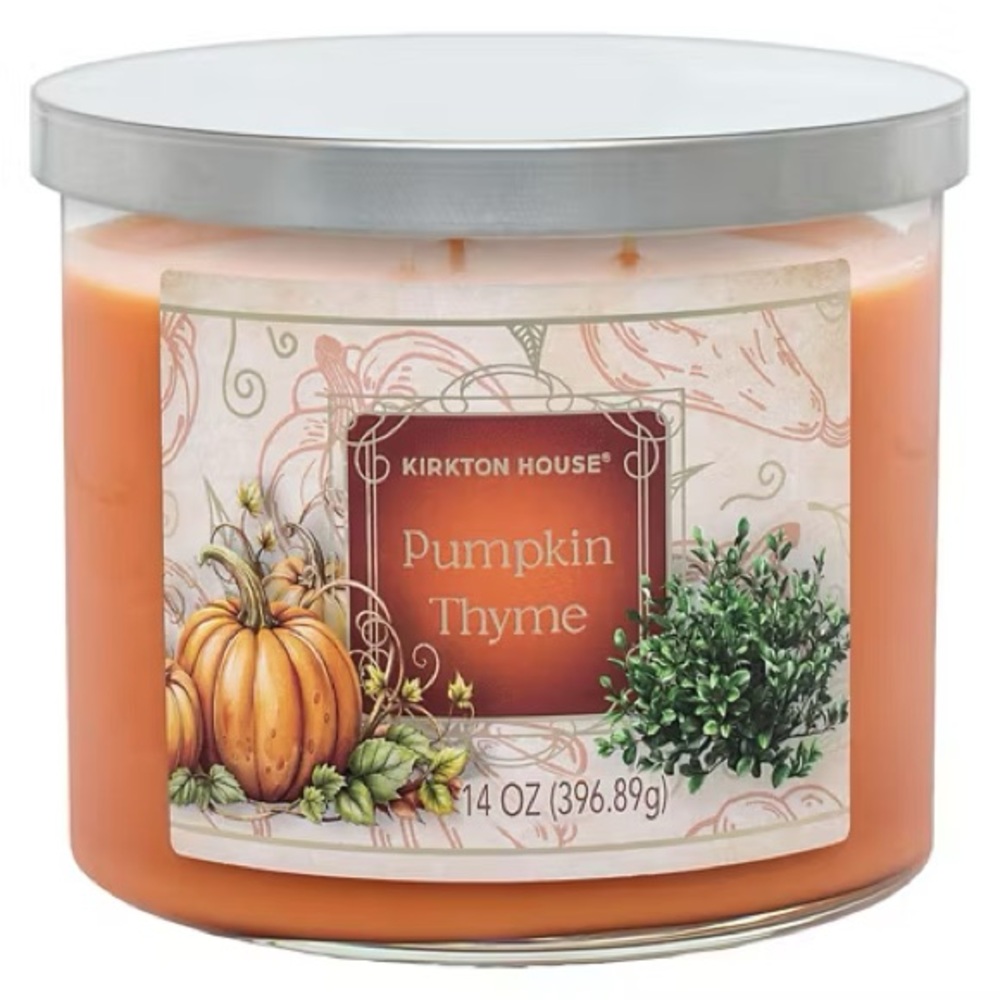 KIRKTON HOUSE 3 Wick Candle Pumpkin Thyme